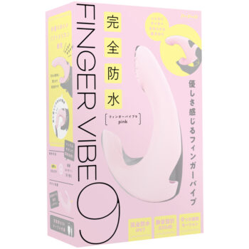 完全防水 FINGER VIBE 9[フィンガーバイブ9] pink