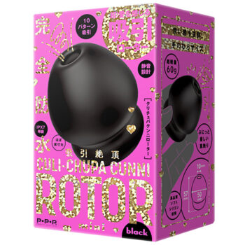 完全防水_吸引絶頂 CULI-CHUPA CUNNI ROTOR [クリチュパ クンニ ローター] black mini