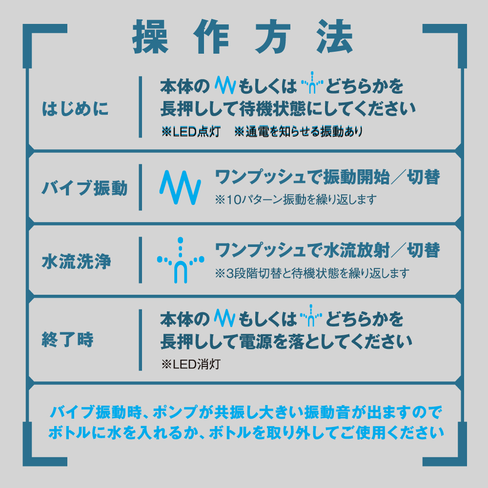 完全防水 メス堕ちバックバイブ10*アナルウォッシャー - 画像 (3)