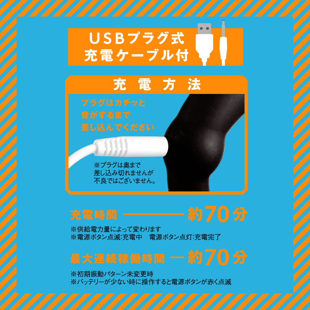 メス堕ちバックバイブS Wリングソリッド - 画像 (4)