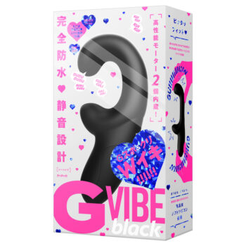 完全防水_静音設計 G VIBE[ジーバイブ] black