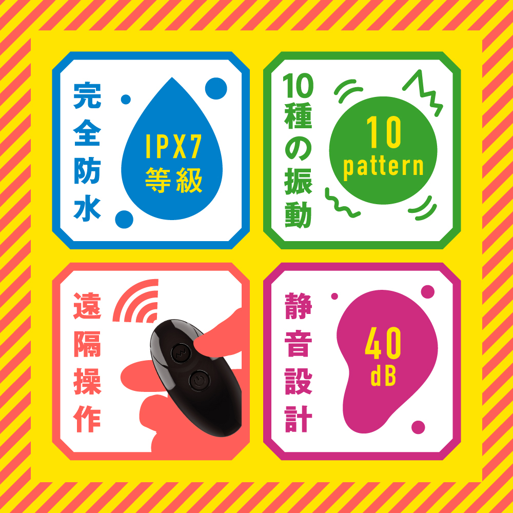 極イキバックバイブ10 ぷにっとビーズ - 画像 (5)