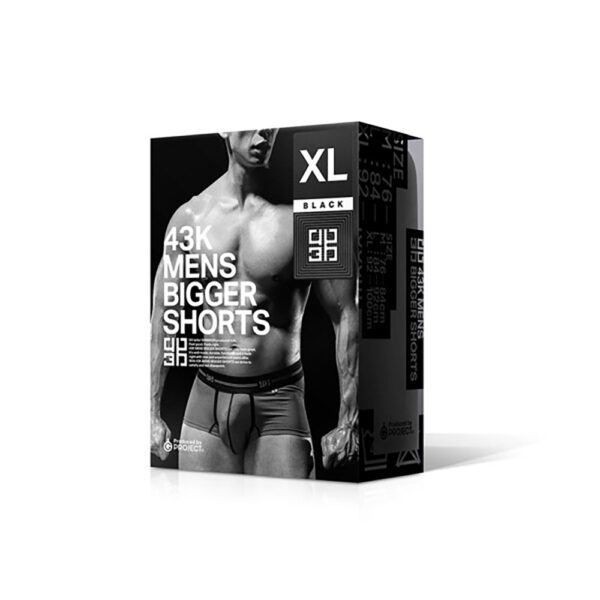 43K MENS BIGGER SHORTS BLACK/XL