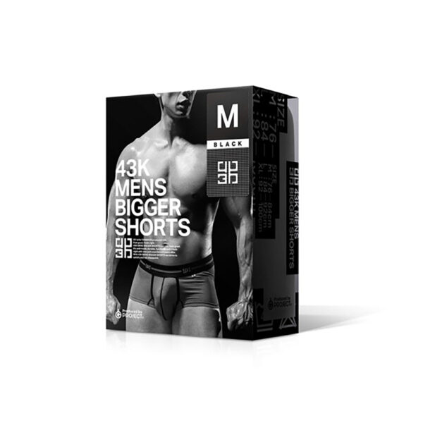 43K MENS BIGGER SHORTS BLACK/M