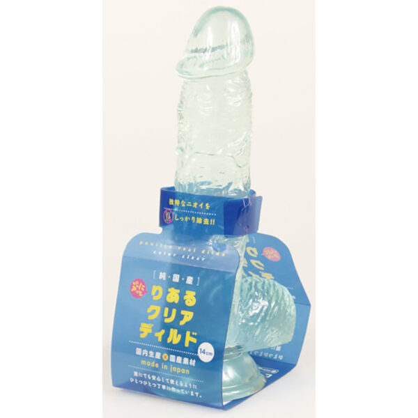 純国産 ぷにっとりあるクリアディルド14cm