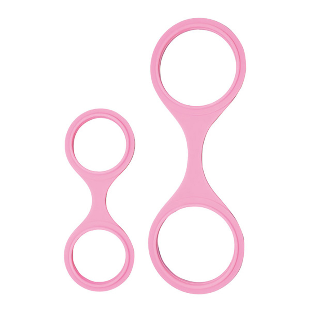 SMシリコン手枷&足枷 PINK - 画像 (4)