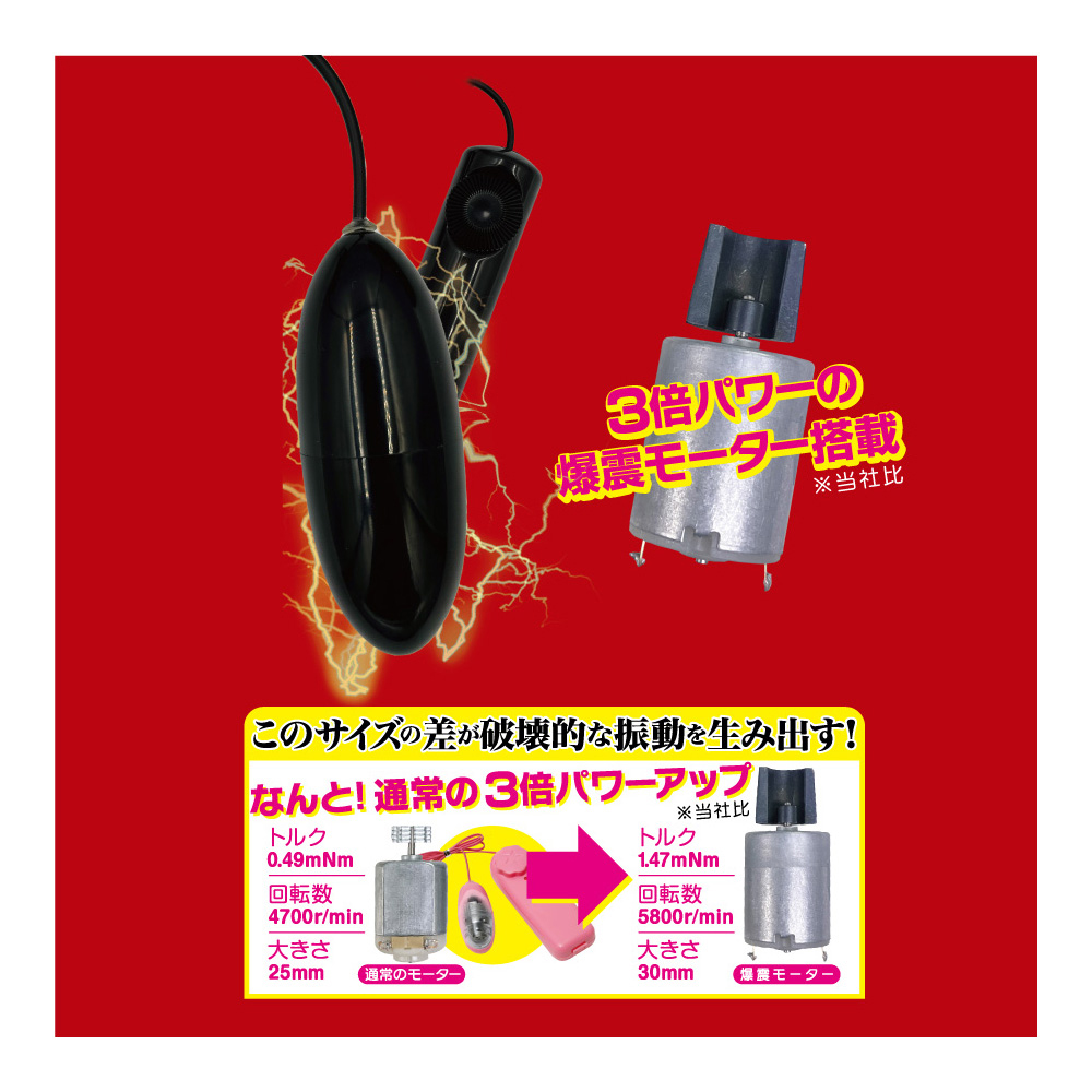 ビッグローター超爆震 ブラック - 画像 (6)
