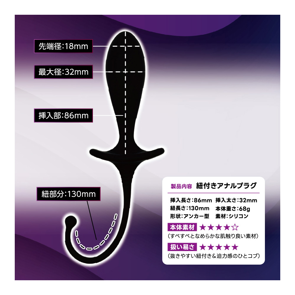 抜きやすいア●ルプラグ シングルインパクト - 画像 (2)