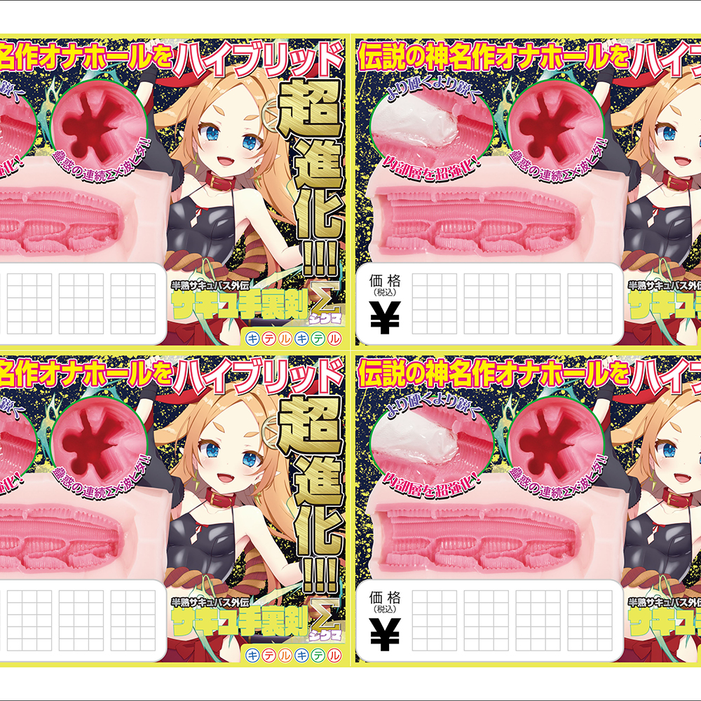 半熟サキュバス外伝 サキュ手裏剣シグマ ハイブリッド超進化!雷撃招来EXハードタイプ(8-SDM-103) - 画像 (5)